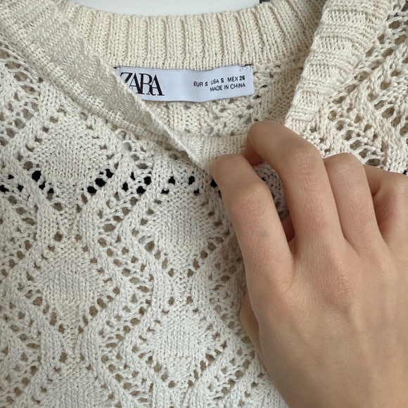 Blusa knit color crema - Zara - Picture 7 of 7